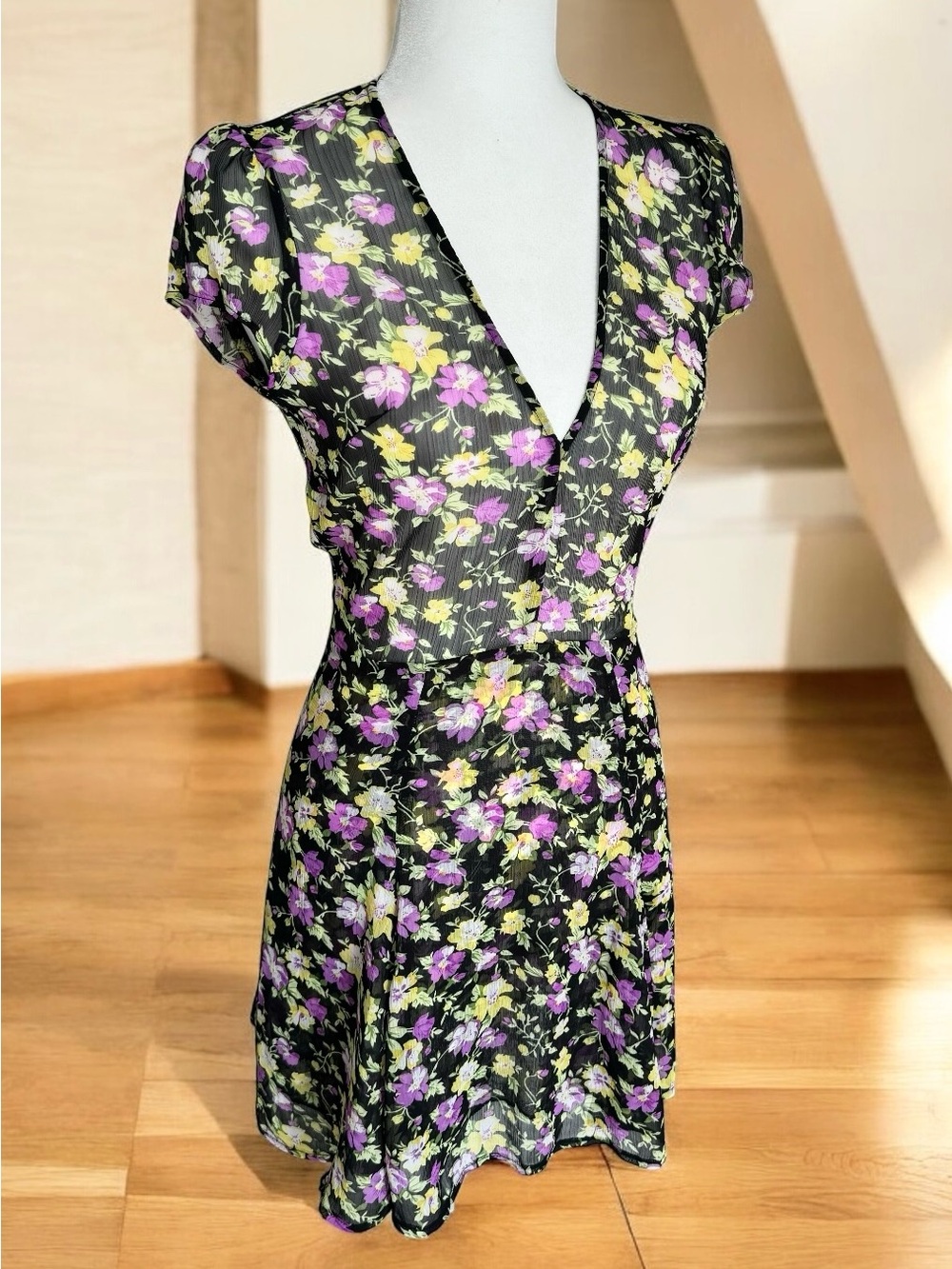 Reformation Floral Mini Dress